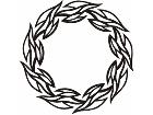  Flames Round 0 8 4 Decal