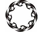  Flames Round 0 8 7 Decal