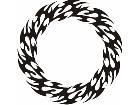  Flames Round 0 9 9 Decal