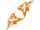  Flames Tribal Style 0 0 3 Decal