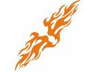  Flames Tribal Style 0 0 8 Decal