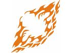  Flames Tribal Style 0 1 3 Decal