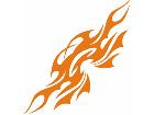  Flames Tribal Style 0 2 2 Decal