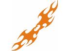  Flames Tribal Style 0 2 6 Decal