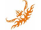  Flames Tribal Style 0 3 2 Decal