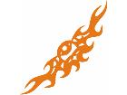  Flames Tribal Style 0 5 3 Decal