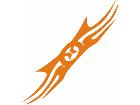  Flames Tribal Style 0 5 6 Decal