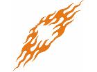  Flames Tribal Style 0 6 8 Decal
