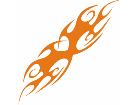  Flames Tribal Style 0 7 6 Decal