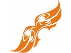  Flames Tribal Style 0 9 2 Decal
