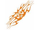  Flames Tribal Style 0 9 4 Decal