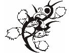  Flowers Tattoo 0 3 8 Decal