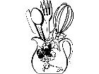  Food Kitchen Utensils 2 1 6 3 V A 1 Decal