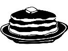  Food Pancakes 1 6 4 V A 1 Decal