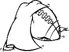  Football 5 M B 1 Decal