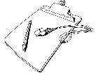  Football Clipboard Whistle M B 1 Decal