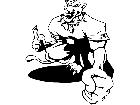  Football Dog M B 1 Decal