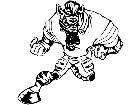  Football Zebra M B 1 Decal