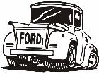  Ford Old Truck Decal