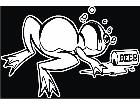  Frog Drunk Decal