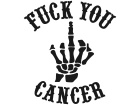  Fuck You Cancer Decal