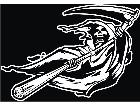  Grim Reaper Blowing Decal