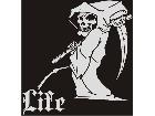  Grim Reaper Pisser Life Decal