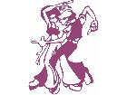 Groovy Seventies Dancers Decal