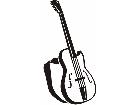  Guitar P A 1 Decal