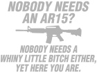  Gun Need Ar 1 5 Decal