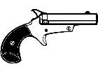  Guns Derringer Single Barrel 1 6 6 V A 1 Decal