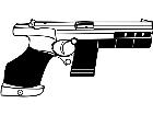  Guns Hammerhill Target Pistol 1 6 6 V A 1 Decal