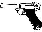  Guns Luger 1 6 6 V A 1 Decal