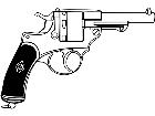  Guns Revolver 1 6 6 V A 1 Decal