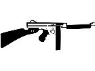  Guns Tommygun 1 6 6 V A 1 Decal