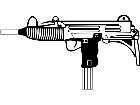  Guns Uzi 1 6 6 V A 1 Decal