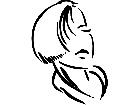  Hairstyle Chic Decal