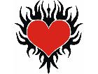  Heart Tribal C L 1 Decal