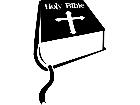 Holy Bible Book Marked Decal