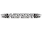  Honda Flame Ends Decal