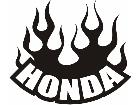  Honda Flame Up Decal