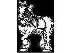  Horse Clydsdale Decal