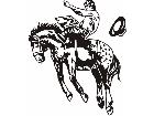  Horse Rodeo Hat Loss C U 1 Decal