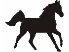  Horse Simple Silhouette 2 C U 1 Decal