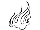  Hot Flames 0 2 2 2 7 V A 1 Decal