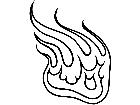  Hot Flames 1 8 2 2 7 V A 1 Decal