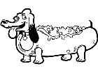  Hotdog Dog Decal