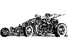  Hotrods 0 3 0 4 7 V A 1 Decal