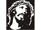  Jesus Crown Decal