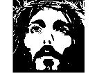  Jesus Looking Up Decal